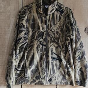 Columbia Camouflage Jacket Full Zip 20" PTP Women's M/L